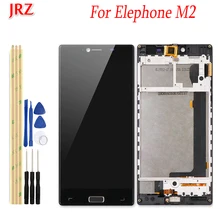 JRZ для Elephone M2 ЖК-дисплей и сенсорный экран с рамкой 5,5 дюймов дигитайзер сборка Замена+ Инструменты для Elephone M2 телефон