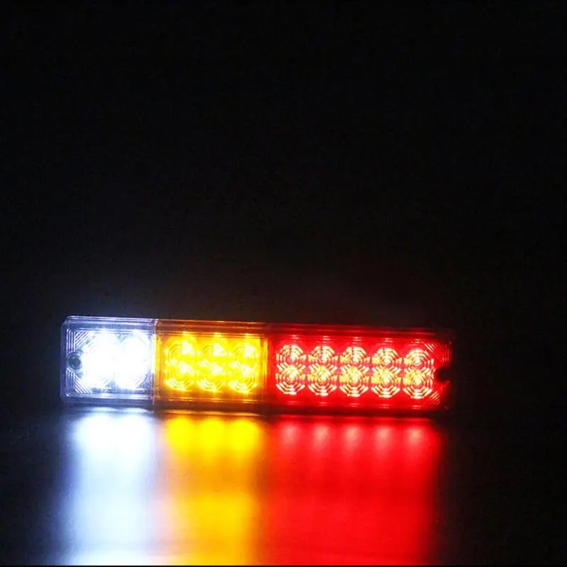 A pair 20LED Waterproof Tail Light Car Truck Trailer Stop Rear Reverse