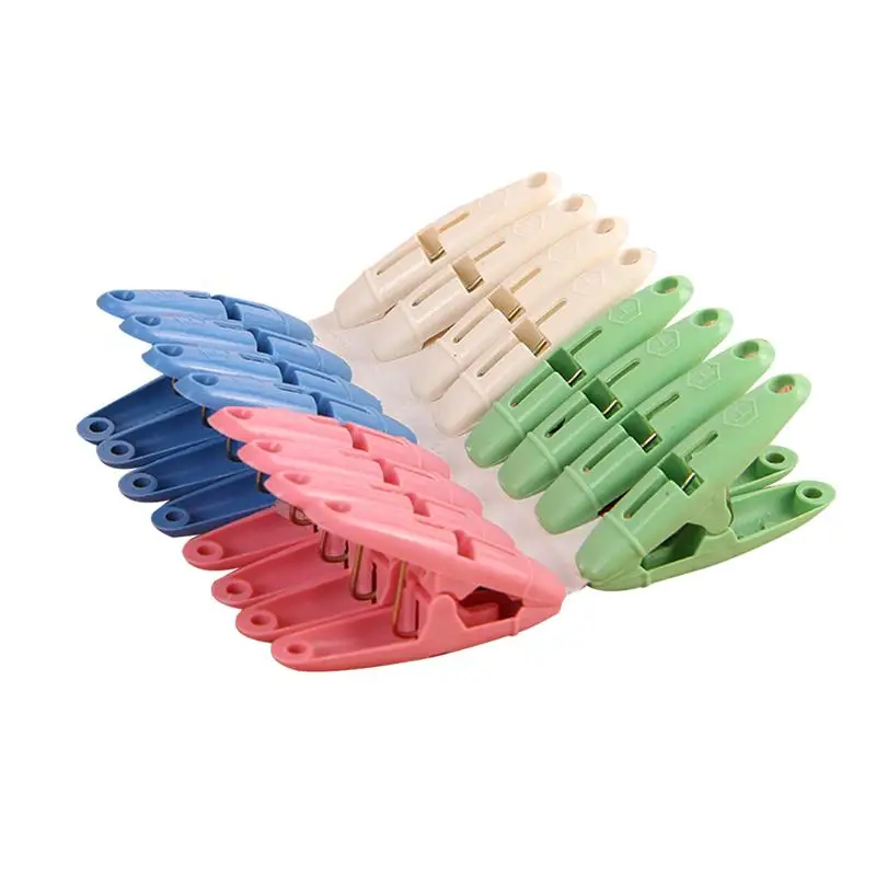 

16pcs Beautiful Simple Plastic Clothespins Practical Clip Cloth Pin for Cloth Socks Pants (Mixed Colour)