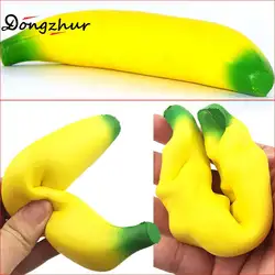 Dongzhur Высокое качество Банановый Squishy замедлить рост Рождество Декор Подвески с ремешками для телефона выжать стресса стрейч хлеб детский