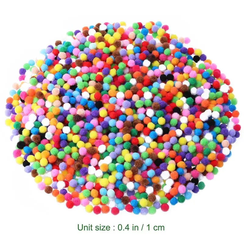 2000pcs 10mm Mixed Color Pom Pom Soft Felt Balls Pom Poms Fluffy Balls DIY Crafts Decor For Baby Children Kids Room Decorations 2000pcs 10mm Mixed Color Pom Pom Soft Felt Balls Pom Poms Fluffy Balls DIY Crafts Decor For Baby Children Kids Room Decorations
