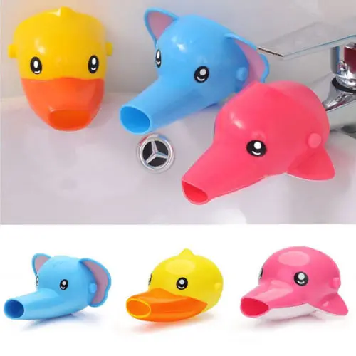 

1Pc New Cute Faucet Tap Extender Toddler Kids Hand Washing Bathroom Sink Tubs Helper