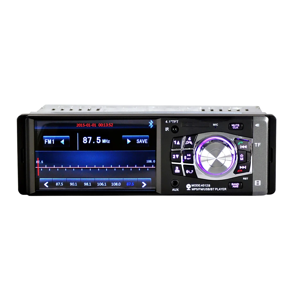 4012B 4 1 дюйма Автомобильный Bluetooth Mp4 плеер Usb карта Машина рулевое колесо