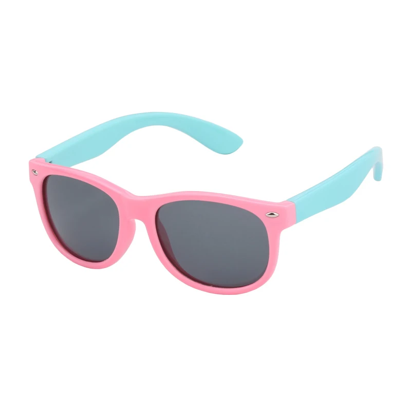 Новые поляризованные Овальные Солнцезащитные очки детские прямоугольные детские солнцезащитные очки TR90 для мальчиков и девочек силиконовые солнцезащитные очки детские очки Lentes Gafas De Sol