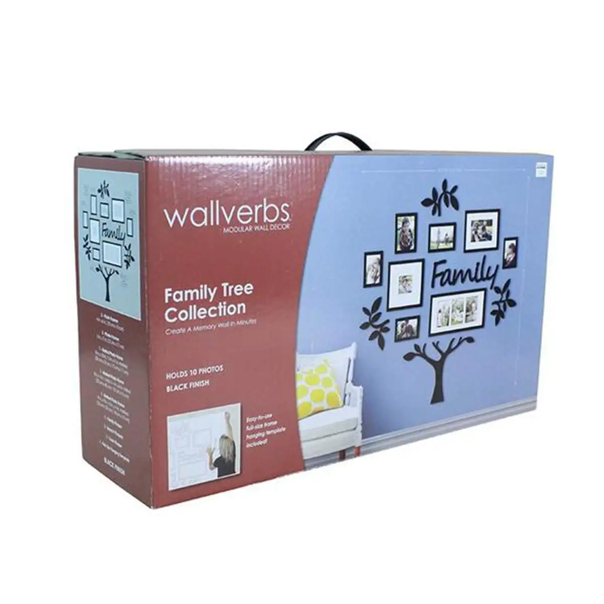 Billig 3D DIY Acryl Wand Aufkleber Removable Foto Rahmen Baum Wand Decals Poster Wand Aufkleber Blume Wandbild Kunst Bild Home Decor