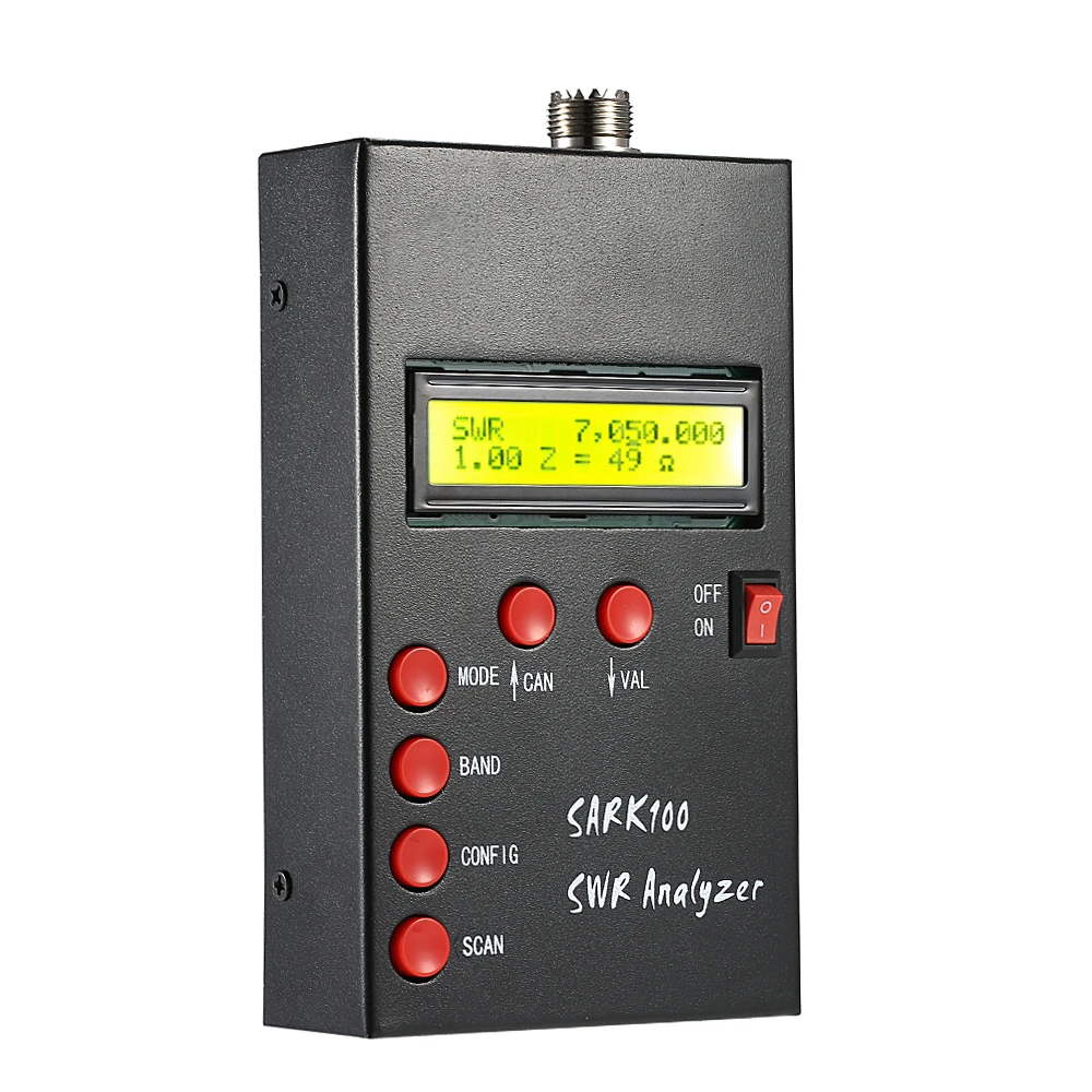 SARK100 1 60 МГц HF ANT SWR антенный анализатор Измеритель стоячих волн тестер для
