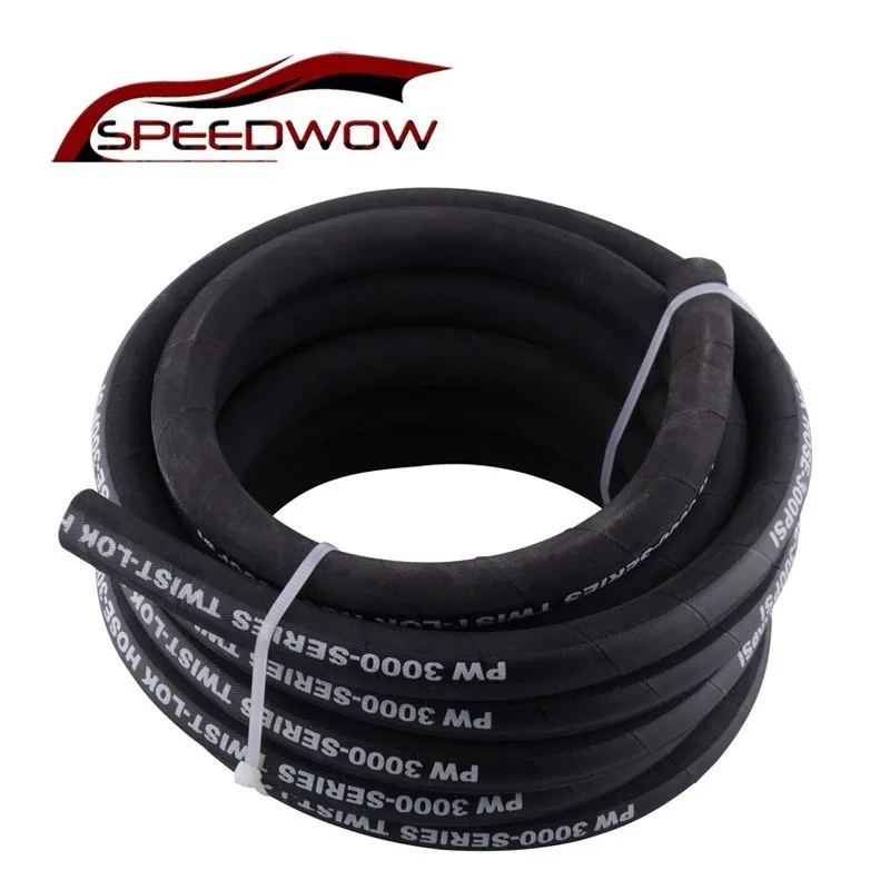 

SPEEDWOW AN8 5M Rubber Hose Air Line Hose Petrol Diesel Oil Line carburetor Hose Pipe Push-On Air Hose End Line