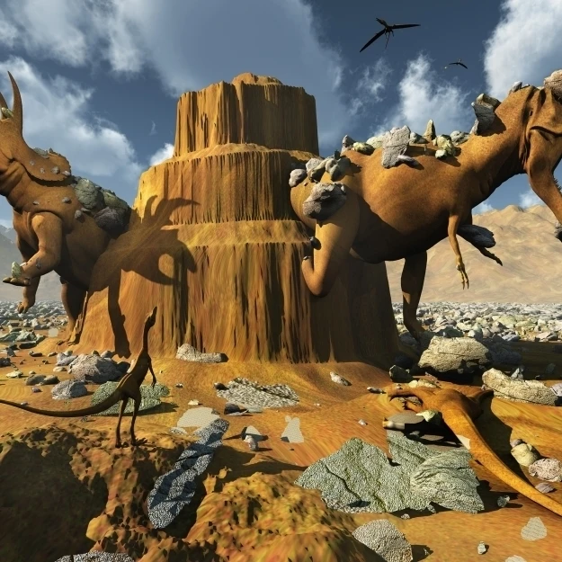 Living fossils in a desert landscape Poster Print (36 x 22) | Дом и сад