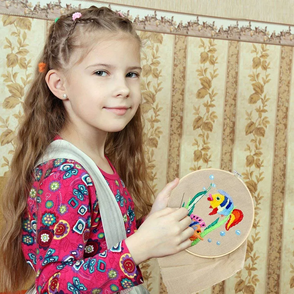 Günstig 12 stück 6 Inch Holz Stickerei Hoops Groß Großhandel Bambus Kreis Kreuz Stich Hoop Runde Ring für Kunst Handwerk Handliche nähen