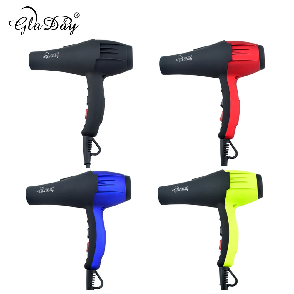 Professional Ionic Hair Dryer Blow Dryer Electric Hair Blower Hair Style Tool High Power With Blue Light 5