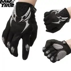 Новые черные велосипедные перчатки полный палец Спорт противоударный MTB велосипедные перчатки мужские и женские велосипедов длинный