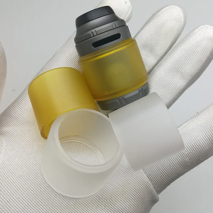 

1pcs Plasitc Unbreak PC PEI Yellow Clear Translucence Tube For Zeus X RTA Fat Bubble Replacement Tank Vape Accessories