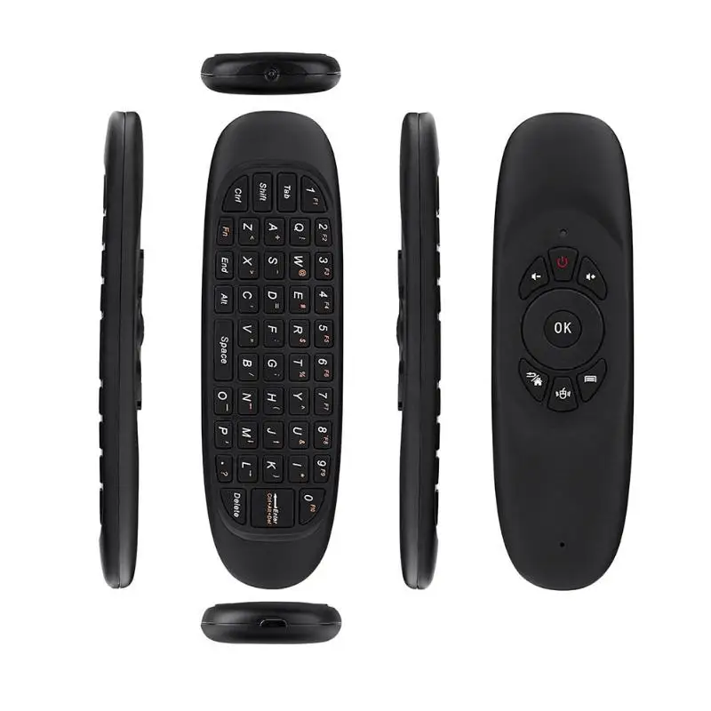 

C120 Remote Control for TV box 2.4G 6-Axis Sensor Dull Polished Shell Remote Control Air Fly Mouse for Gaming Mando Garaje