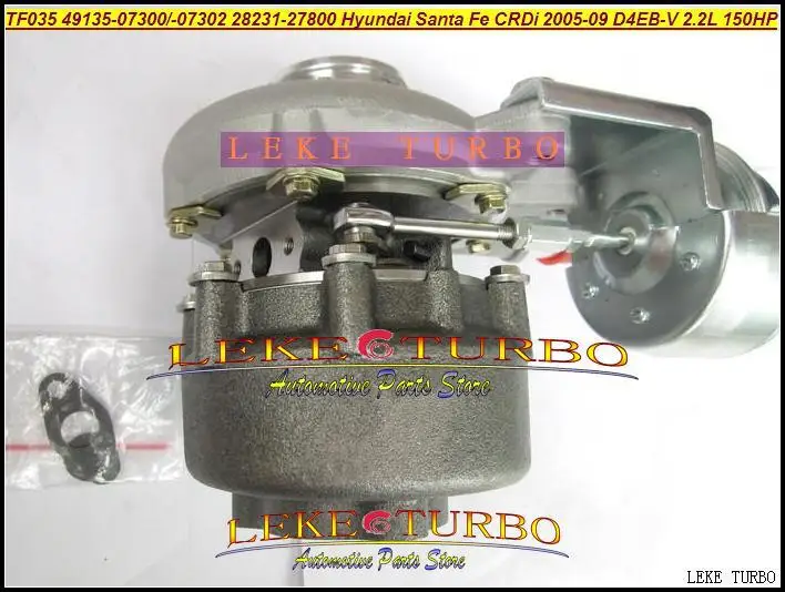 TF035 28231 27800 49135 07302 07300 07100 турбо для HYUNDAI Santa Fe CRDi 2005 09 D4EB V 2.2L 150HP|Воздухозаборники| |