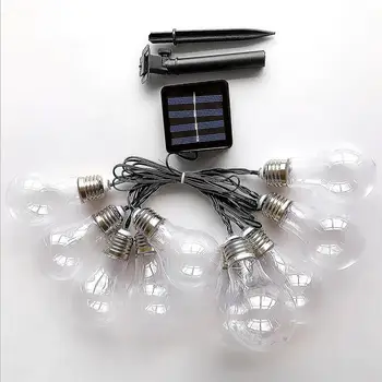 

New 10/20 LED Outdoor Solar Powered String Light Christmas Party Fairy Lamp 4M/6M for wedding birthday Garden party string light