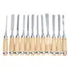 Professional 12Pcs/set Manual Wood Carving Hand Chisel Tool Set Carpenters Woodworking Carving Chisel DIY Detailed Hand Tools ► Photo 3/6