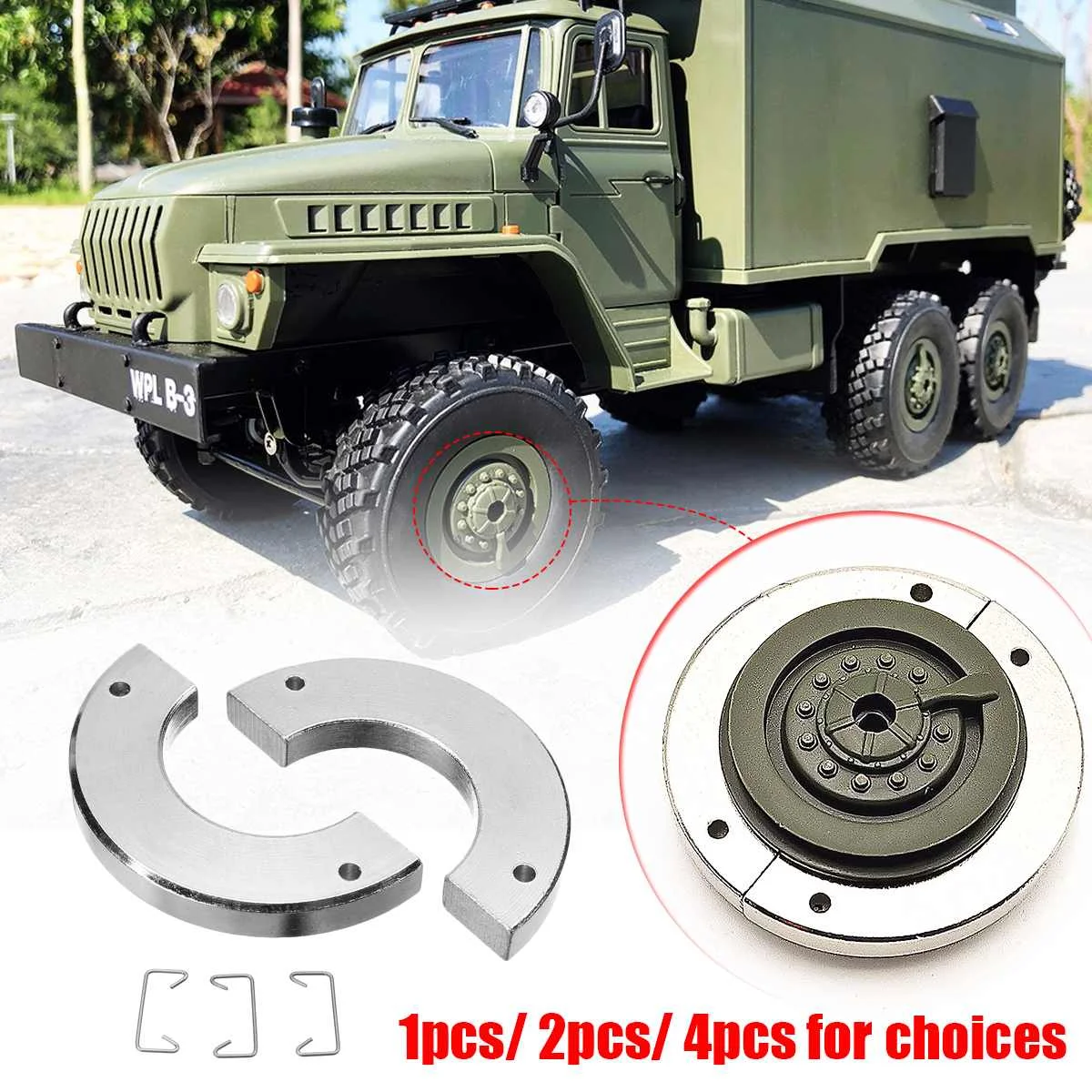 Pare-Chocs Avant de Voiture RC Pare-Chocs Avant en m/étal Accessoires pour Voiture Camion de WPL B14 B16 JJRC Q60 1//16 RC
