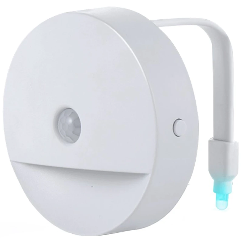 Motion Sensor Toilet Night Light Bowl With Dual Led Lamp &amp 8 Colors Changing Waterproof Fit Any ( | Освещение