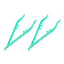 20 шт. Пинцет для кормления рептилий нескользящий инструмент для кормления практичный пластик Премиум Фидер рептилий щипцы для кормления зажим