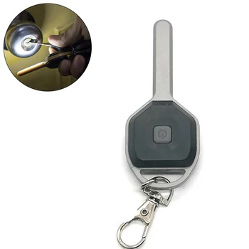 

Practical Key Ring Keychain Torch Lamp Mini Super Bright COB LED Key Shaped Camping Flashlight Light