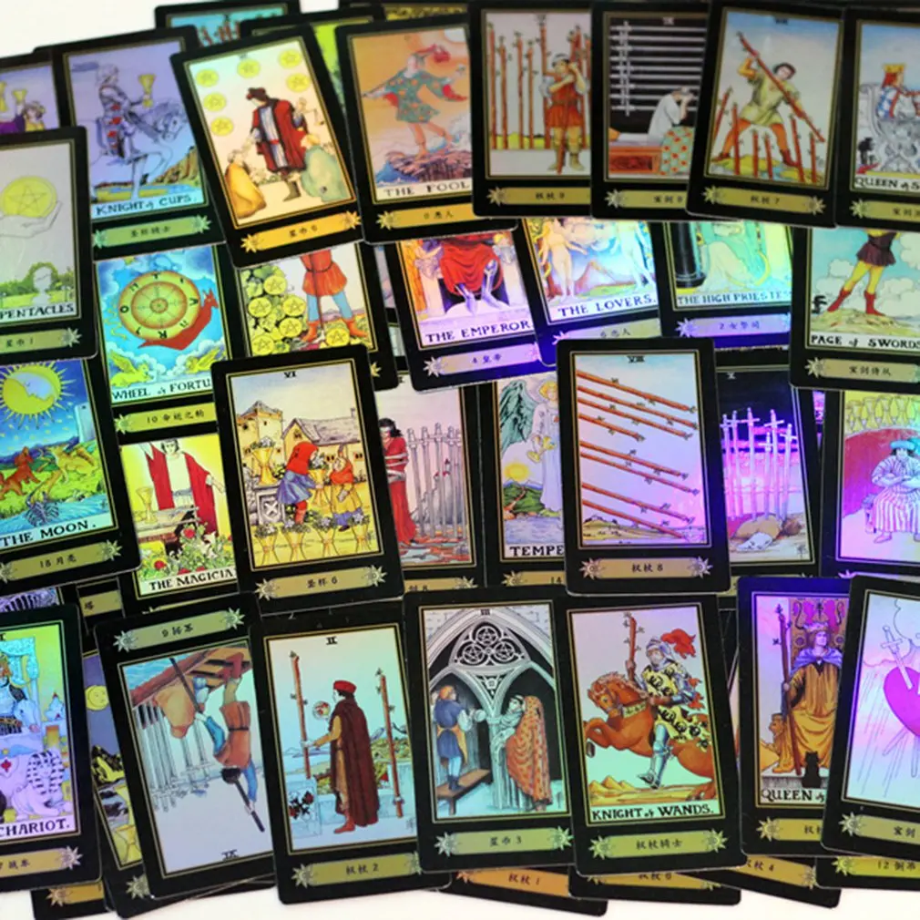Забавный дизайн Waite настольная игра, карты Таро портативные бумажные карты Таро игра семья друзья развлечения Настольные игры карты