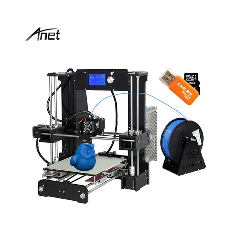 

High precision 3d printer machine price professional Anet A8/A6 multi-function fdm 3d printer with free sd card &filament & ubs