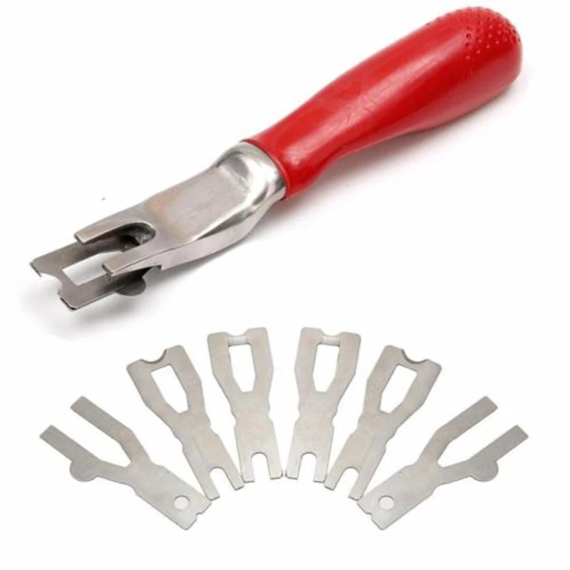 

PVC Flooring Welding Cutting w/ 6 Blade Tool Floor Carpet Trimming Skiving Tool