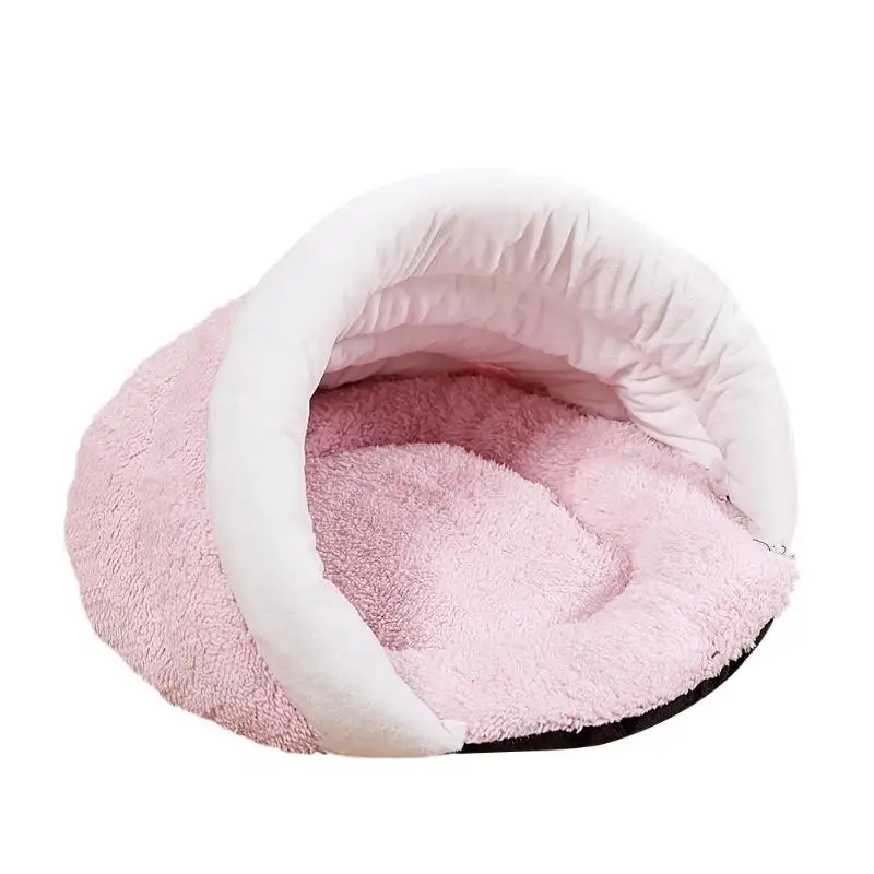 

Cute Warm Soft Plush Cats Dogs Cave Kennel for Puppies Pet Bed for Animals Dog Beds for Large Dogs Cat House Dog Bed Mat Cat