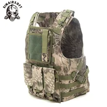 Профессиональные продажи USMC страйкбол тактические военные облегченная модульная система переноски снаряжения штурмовой многофунциональный жилет тактический жилет 10 цветов