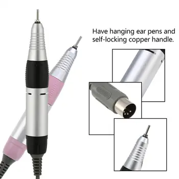 

Professional Electric Nail Art Drill Pen Handle File Polish Grind Machine Handpiece Manicure Pedicure Tools Nail Art Accessories