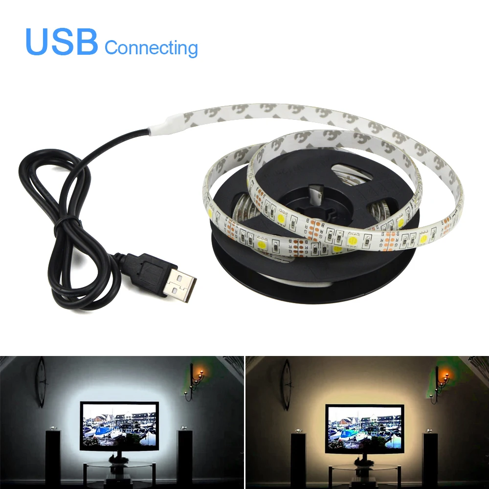 СВЕТОДИОДНАЯ лента Smd 5050 с датчиком движения 30 светодиодов/м 1/2/3 м|Подшкафные