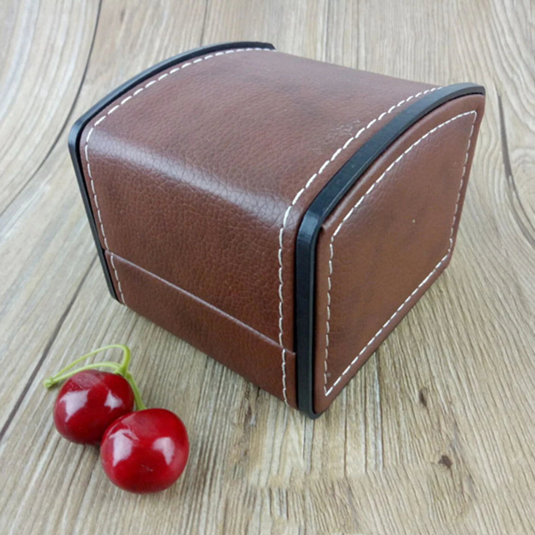 Коробка для часов из искусственной кожи высокого качества квадратный дисплей