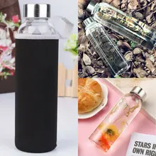 550 мл пеший тур изолировать стекло воды сок бутылка для лимона питьевой дома кружка