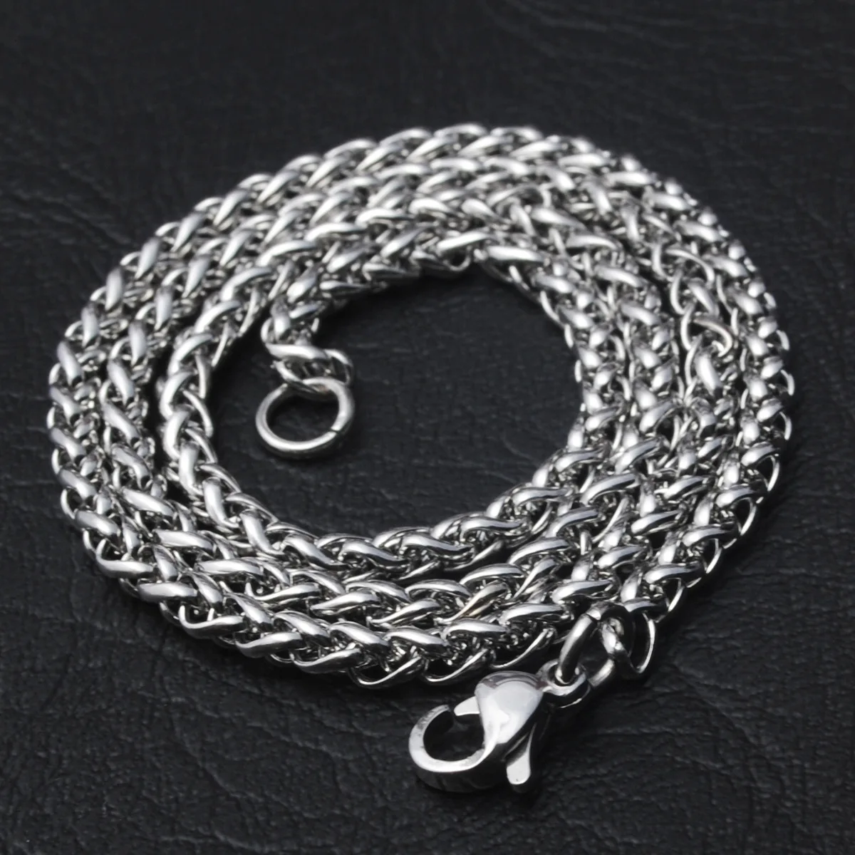 

Women Men Necklace Chains 316 Stainless Steel Chain DIY Jewelry Accessories Bijoux 2mm 3mm 50cm 60cm 70cm 80cm Femme Man Homme