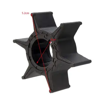 

Water Pump Impeller For Yamaha 40-70HP Replacement Outboard Motor 6H3-44352-01 Black Rubber 6 Blades Boat Parts & Accessories