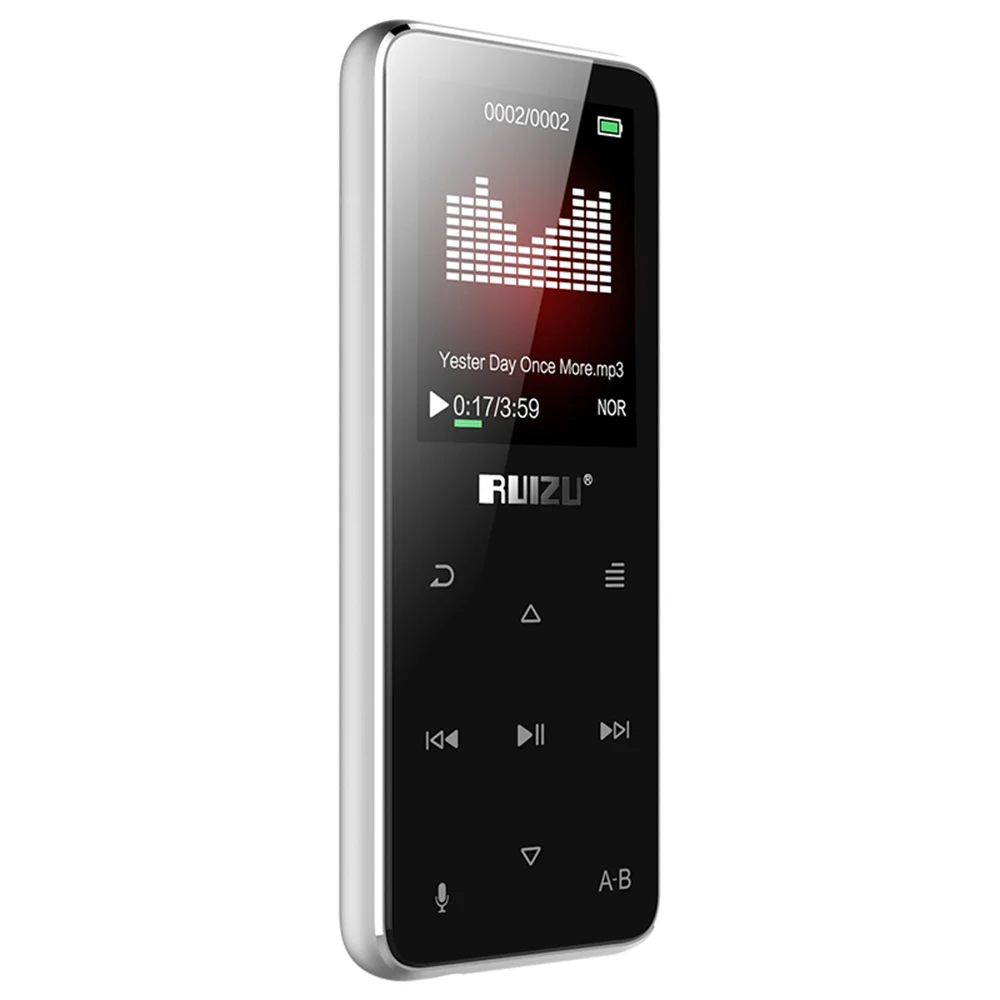 RUIZU X16 8 ГБ MP3 MP4 цифровой плеер 1 дюймов Bluetooth динамик музыкальный аудио и видео FM