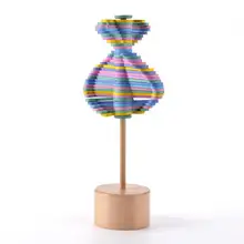 Деревянные детские игрушки Helicone леденец Игрушка Дети вращающаяся волшебная палочка мяч студентов снятие стресса декомпрессионные игрушки леденец художественное украшение