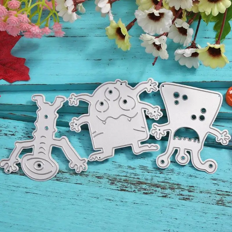 

Metal Cutting Dies Stencil for DIY Scrapbooking Photo Album Cartoon Monster