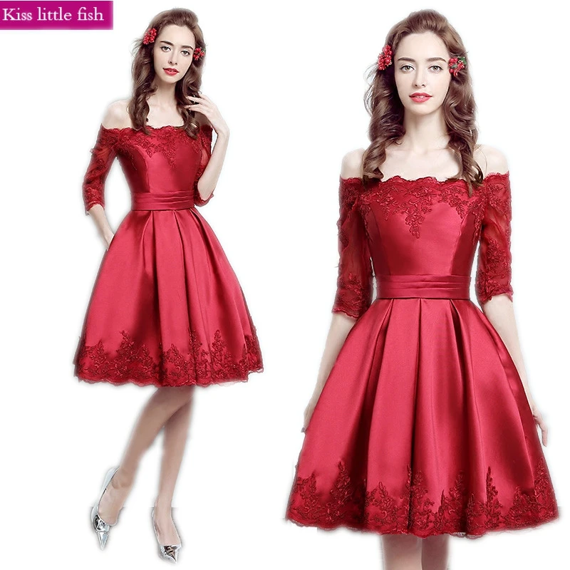 

Free shipping Cheap short cocktail dresses Vestidos coctel mujer 2019