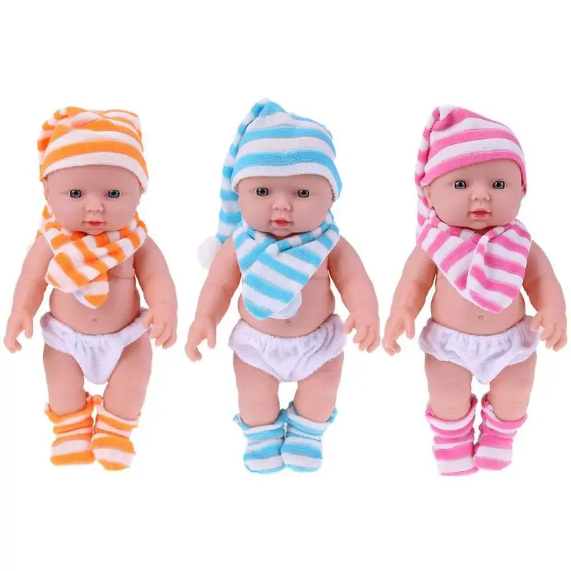 Милые моделирования реальной жизни мягкий винил Reborn Baby Doll раннее образование игрушка мило моделирования реальной жизни мягкий винил Reborn