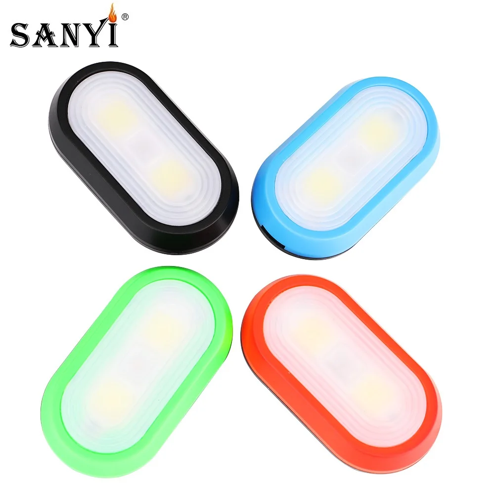 

Sanyi 3 Modes LED Work Light Mini Flashlight AAA Battery Operated Inspection Lamp Hand Torch Camping Tent Lantern Pocket Light