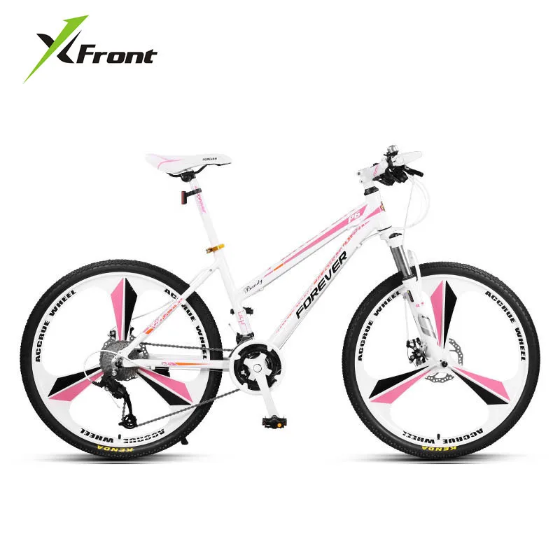 

New Brand Lady's Mountain Bike Aluminum Alloy Frame 24/26 Inch Wheel 27 Speed Dual Disc Brake Women Bicycle Outdoor Bicicleta
