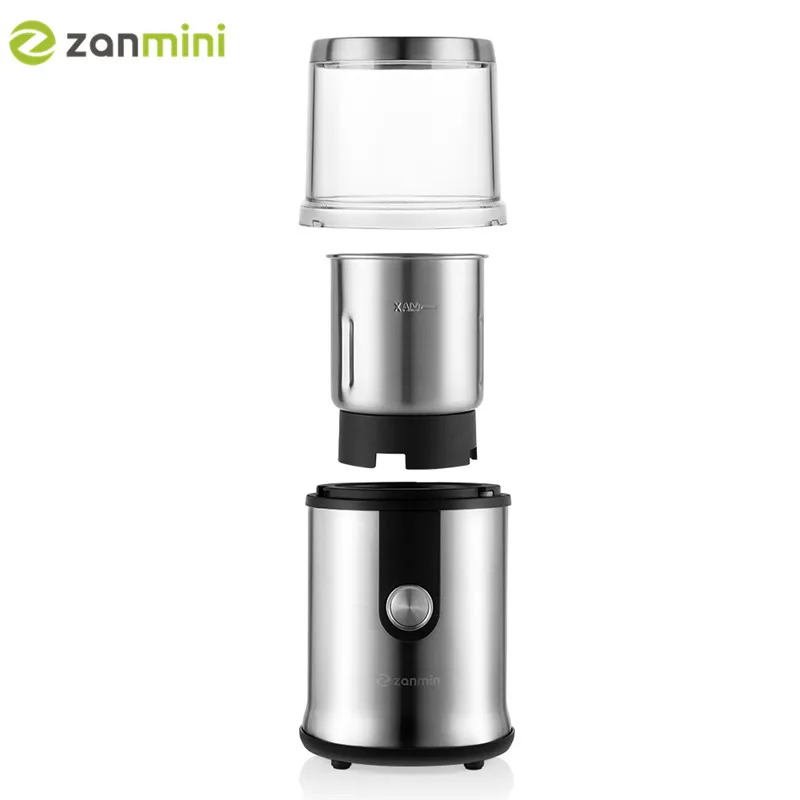 Zanmini CG 9430 электрическая кофемолка и мясорубка для специй набор из нержавеющей