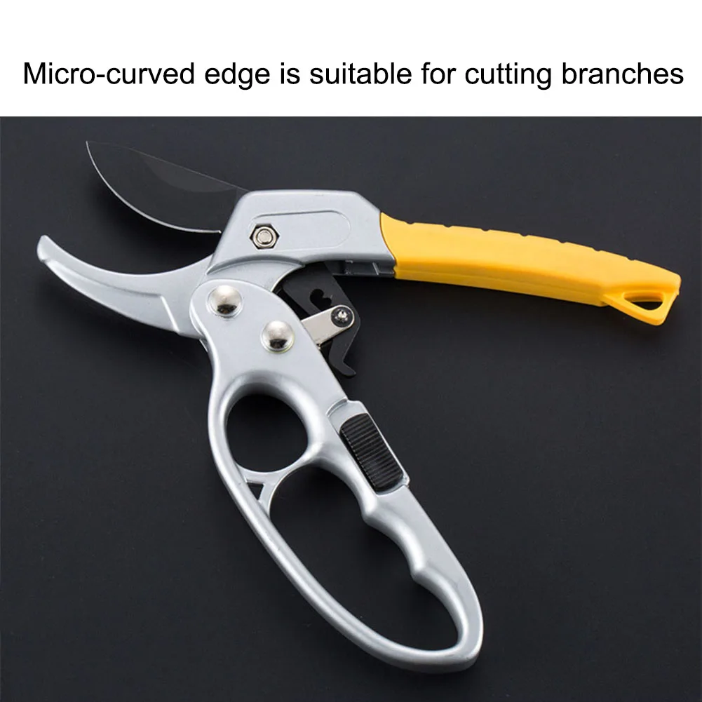 Ratchet Anvil Hand Pruning Shears with Non-slip Ergonomics Handle Hand-caring Designed Tree Clippers WXV Sale