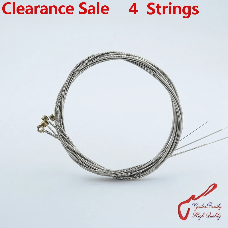 Распродажа. 1 комплект Высокое качество с никелевой обмоткой 4 струны электрическая басовая струна(045-100) Сделано в Корее