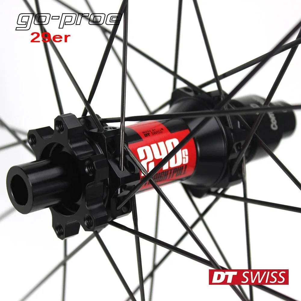 Cheap 29er Carbon Mountain Bike Wheel High-End DT Swiss 240 Series MTB WheelsetTubeless Ready XC:420g/AM:460g/DH:540g Rim 40mm 30mm 5