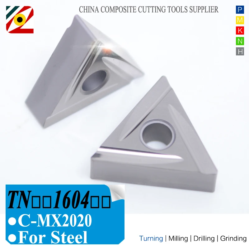 

EDGEV Cermet Carbide Inserts TNMG160404/08 TNGG160402/04 R/L C MX2020 CNC Lathe TurningTools For Substitute TNGG160402/04 C TN60