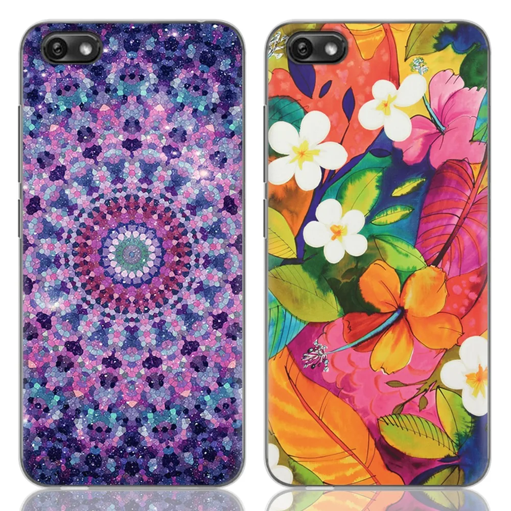

Phone Case For Itel A15 Stylish Design Art Painted TPU Silicone Soft Back Cover