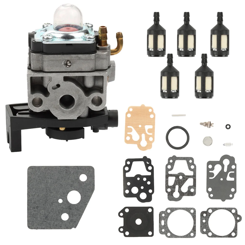

Carburetor Carb Repair Kit Fuel Filter For Honda GX35 HHT35 HHT35S Engine Gas Trimmer Brushcutter Generator 16100-Z0Z-034