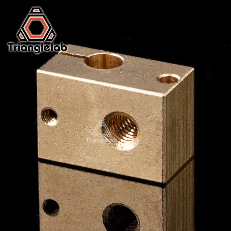 النحاس النحاس سخان كتلة ل E3D النحاس hotend ل 3D طابعة عالية درجة الحرارة ل صلابة الفولاذ V6 الفوهات/titan الطارد